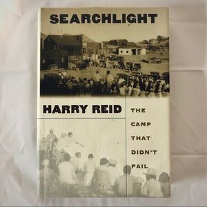 Searchlight by Harry Reid, A Hardcover Biographical History Book, Mojave Dessert